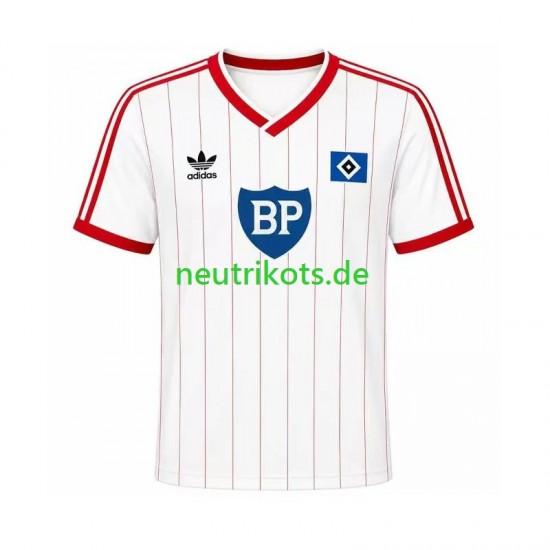 Fußballtrikot Hamburger SV 1984 Retro Herren Heim Kurzarm