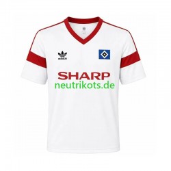 Fußballtrikot Hamburger SV 1988 Retro Herren Heim Kurzarm