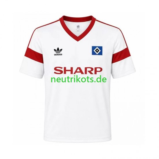 Fußballtrikot Hamburger SV 1988 Retro Herren Heim Kurzarm