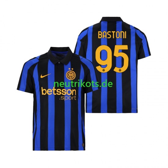 Fußballtrikot Inter Mailand Alessandro Bastoni 95 Herren Heim 2026-2027 Kurzarm