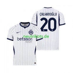 Fußballtrikot Inter Mailand Hakan Calhanoglu 20 Herren Auswärts 2026-2027 Kurzarm Fußballtrikot Inter Mailand Hakan Calhanoglu 20 Herren Auswärts 2026-2027 Kurzarm