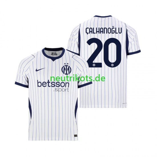 Fußballtrikot Inter Mailand Hakan Calhanoglu 20 Herren Auswärts 2026-2027 Kurzarm