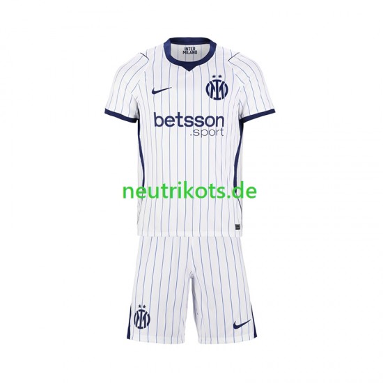 Fußballtrikot Inter Mailand Kinder Auswärts 2026-2027 Kurzarm