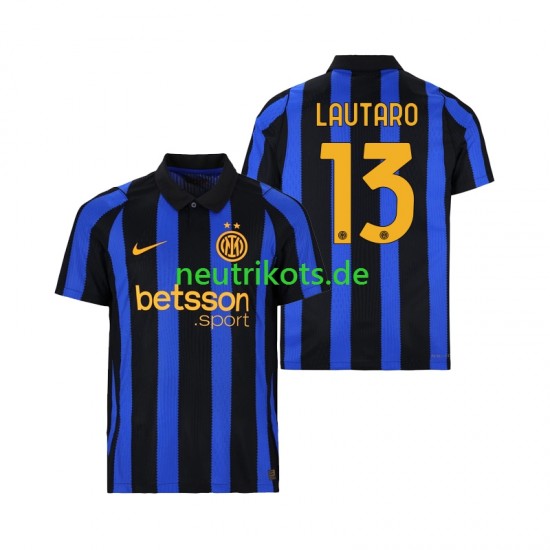 Fußballtrikot Inter Mailand Lautaro Martinez 13 Herren Heim 2026-2027 Kurzarm