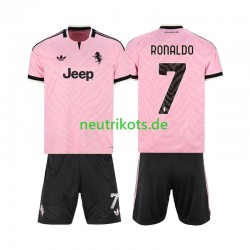 Fußballtrikot Juventus Turin Cristiano Ronaldo 7 Kinder Auswärts 2026-2027 Kurzarm Fußballtrikot Juventus Turin Cristiano Ronaldo 7 Kinder Auswärts 2026-2027 Kurzarm