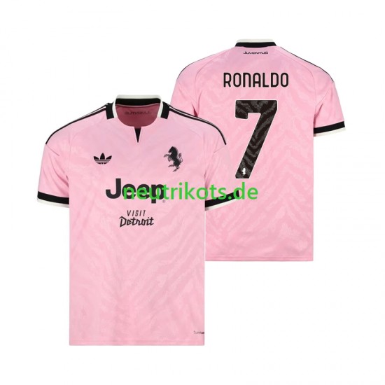 Fußballtrikot Juventus Turin Cristiano Ronaldo 7 Herren Auswärts 2026-2027 Kurzarm