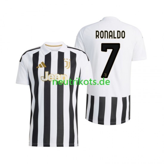 Fußballtrikot Juventus Turin Cristiano Ronaldo 7 Herren Heim 2026-2027 Kurzarm