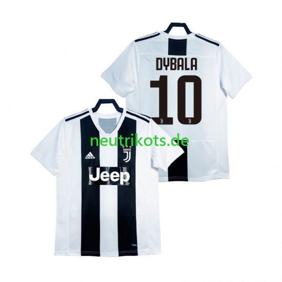 Fußballtrikot Juventus Turin DYBALA 21 2018 2019 Retro Herren Heim Kurzarm
