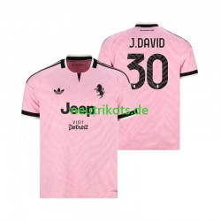 Fußballtrikot Juventus Turin Jonathan David 30 Herren Auswärts 2026-2027 Kurzarm