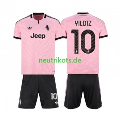 Fußballtrikot Juventus Turin Kenan Yildiz 10 Kinder Auswärts 2026-2027 Kurzarm Fußballtrikot Juventus Turin Kenan Yildiz 10 Kinder Auswärts 2026-2027 Kurzarm
