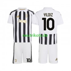 Fußballtrikot Juventus Turin Kenan Yildiz 10 Kinder Heim 2026-2027 Kurzarm Fußballtrikot Juventus Turin Kenan Yildiz 10 Kinder Heim 2026-2027 Kurzarm