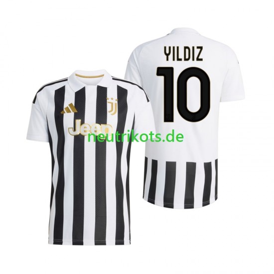 Fußballtrikot Juventus Turin Kenan Yildiz 10 Herren Heim 2026-2027 Kurzarm