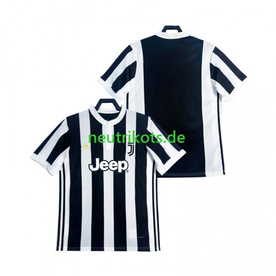 Fußballtrikot Juventus Turin 2017 2018 Retro Herren Heim Kurzarm