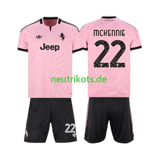Fußballtrikot Juventus Turin Weston McKennie 22 Kinder Auswärts 2026-2027 Kurzarm