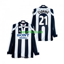Fußballtrikot Juventus Turin ZIDANE 21 1997 1998 Retro Herren Heim Langarm Fußballtrikot Juventus Turin ZIDANE 21 1997 1998 Retro Herren Heim Langarm