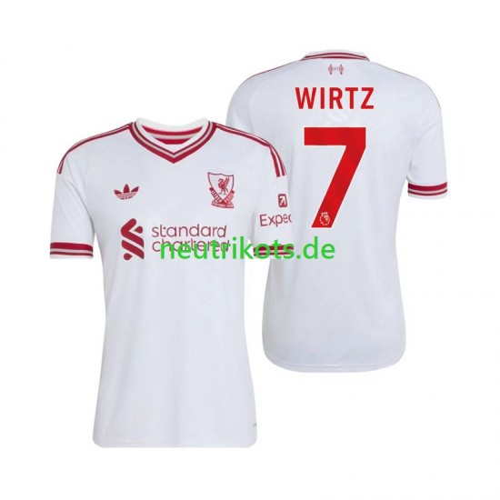 Fußballtrikot Liverpool Florian Wirtz 7 Herren Auswärts 2026-2027 Kurzarm