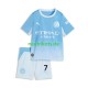 Fußballtrikot Manchester City Omar Marmoush 7 Kinder Heim 2026-2027 Kurzarm