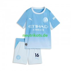 Fußballtrikot Manchester City Rodri 16 Kinder Heim 2026-2027 Kurzarm