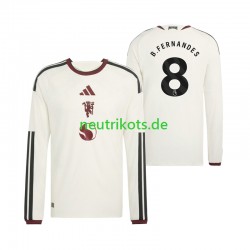 Fußballtrikot Manchester United Bruno Fernandes 8 Herren Ausweich 2026-2027 Langarm