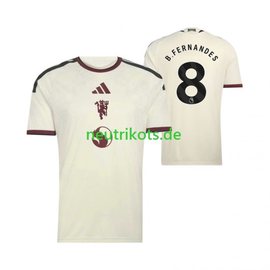 Fußballtrikot Manchester United Bruno Fernandes 8 Herren Ausweich 2026-2027 Kurzarm