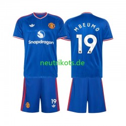 Fußballtrikot Manchester United Bryan Mbeumo 19 Kinder Auswärts 2026-2027 Kurzarm