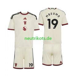 Fußballtrikot Manchester United Bryan Mbeumo 19 Kinder Ausweich 2026-2027 Kurzarm