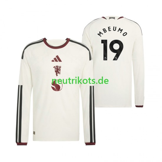Fußballtrikot Manchester United Bryan Mbeumo 19 Herren Ausweich 2026-2027 Langarm