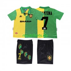 Fußballtrikot Manchester United CANTONA 7 1992 Retro Kinder Ausweich 1994 Kurzarm