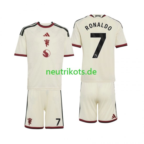 Fußballtrikot Manchester United Cristiano Ronaldo 7 Kinder Ausweich 2026-2027 Kurzarm