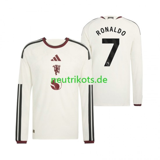 Fußballtrikot Manchester United Cristiano Ronaldo 7 Herren Ausweich 2026-2027 Langarm
