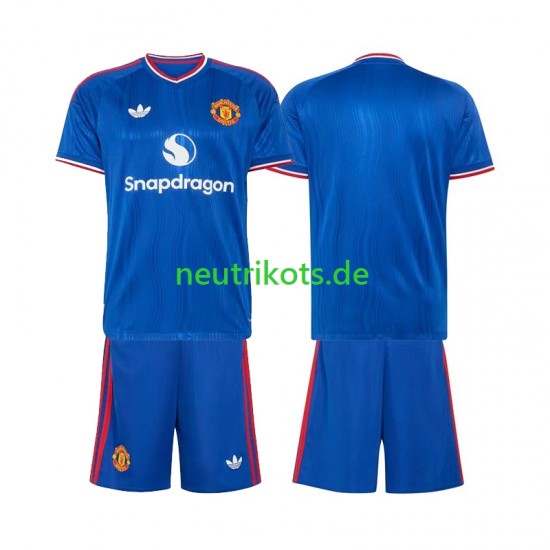 Fußballtrikot Manchester United Kinder Auswärts 2026-2027 Kurzarm