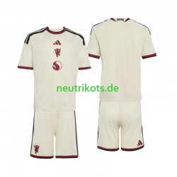Fußballtrikot Manchester United Kinder Ausweich 2026-2027 Kurzarm