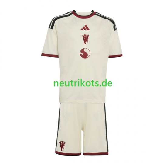 Fußballtrikot Manchester United Kinder Ausweich 2026-2027 Kurzarm