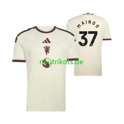 Fußballtrikot Manchester United Kobbie Mainoo 37 Herren Ausweich 2026-2027 Kurzarm