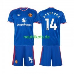 Fußballtrikot Manchester United Marcus Rashford 14 Kinder Auswärts 2026-2027 Kurzarm Fußballtrikot Manchester United Marcus Rashford 14 Kinder Auswärts 2026-2027 Kurzarm