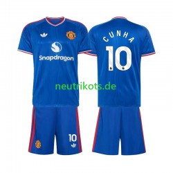 Fußballtrikot Manchester United Matheus Cunha 10 Kinder Auswärts 2026-2027 Kurzarm Fußballtrikot Manchester United Matheus Cunha 10 Kinder Auswärts 2026-2027 Kurzarm