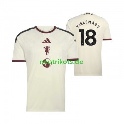 Fußballtrikot Manchester United Youri Tielemans 18 Herren Ausweich 2026-2027 Kurzarm Fußballtrikot Manchester United Youri Tielemans 18 Herren Ausweich 2026-2027 Kurzarm