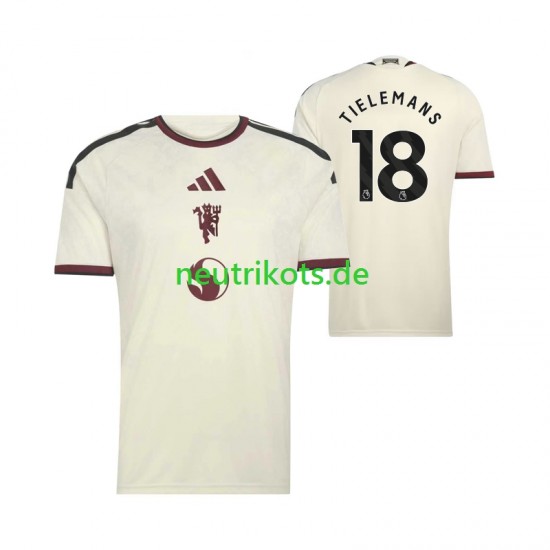 Fußballtrikot Manchester United Youri Tielemans 18 Herren Ausweich 2026-2027 Kurzarm