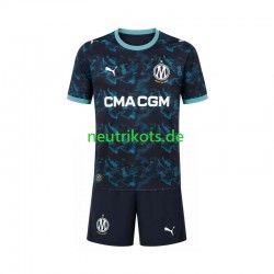 Fußballtrikot Olympique Marseille Kinder Auswärts 2026-2027 Kurzarm Fußballtrikot Olympique Marseille Kinder Auswärts 2026-2027 Kurzarm