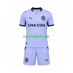 Fußballtrikot Olympique Marseille Kinder Ausweich 2026-2027 Kurzarm Fußballtrikot Olympique Marseille Kinder Ausweich 2026-2027 Kurzarm