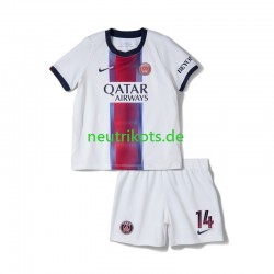 Fußballtrikot Paris Saint-Germain Desire Doue 14 Kinder Auswärts 2026-2027 Kurzarm