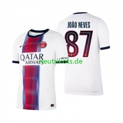 Fußballtrikot Paris Saint-Germain Joao Neves 87 Herren Auswärts 2026-2027 Kurzarm Fußballtrikot Paris Saint-Germain Joao Neves 87 Herren Auswärts 2026-2027 Kurzarm