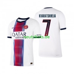 Fußballtrikot Paris Saint-Germain Khvicha Kvaratskhelia 7 Herren Auswärts 2026-2027 Kurzarm Fußballtrikot Paris Saint-Germain Khvicha Kvaratskhelia 7 Herren Auswärts 2026-2027 Kurzarm