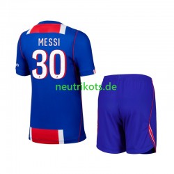 Fußballtrikot Paris Saint-Germain Lionel Messi 30 Kinder Heim 2026-2027 Kurzarm