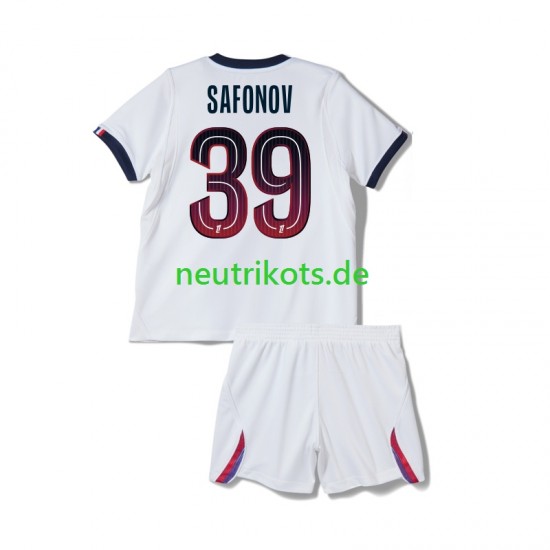 Fußballtrikot Paris Saint-Germain Matvey Safonov 39 Kinder Auswärts 2026-2027 Kurzarm