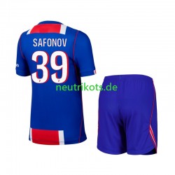 Fußballtrikot Paris Saint-Germain Matvey Safonov 39 Kinder Heim 2026-2027 Kurzarm