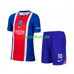 Fußballtrikot Paris Saint-Germain Ousmane Dembele 10 Kinder Heim 2026-2027 Kurzarm