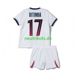 Fußballtrikot Paris Saint-Germain Vitinha 17 Kinder Auswärts 2026-2027 Kurzarm
