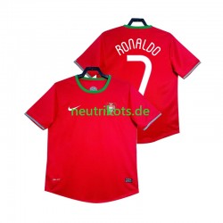Fußballtrikot Portugal Cristiano Ronaldo 7 2012 Retro Herren Heim Kurzarm
