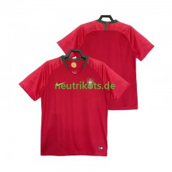 Fußballtrikot Portugal 2018 Retro Herren Heim Kurzarm
